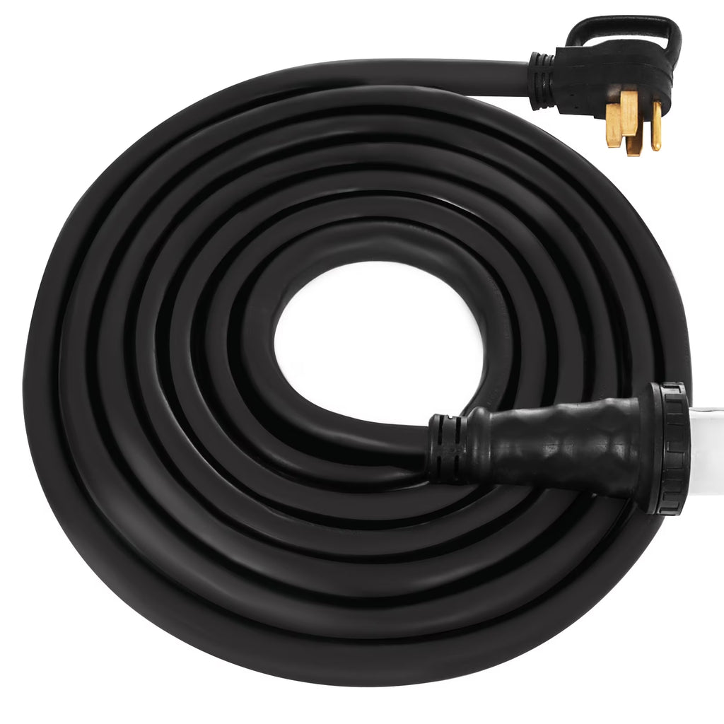 50A 50ft 125V/250V STW 6AWG/3C+8AWG/1C Twist Lock Extension Cord T1177
