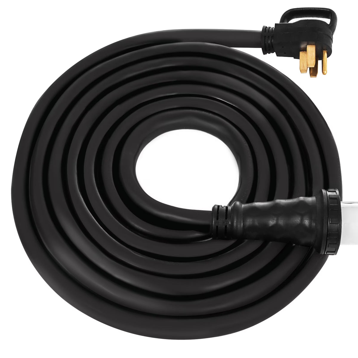 50A 50ft 125V/250V STW 6AWG/3C+8AWG/1C Twist Lock Extension Cord T1177