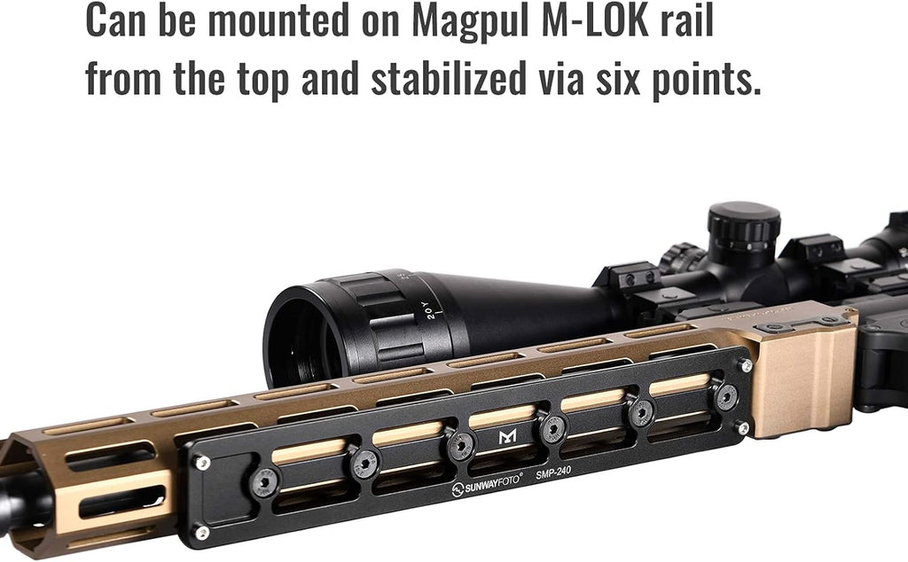 9.45 inch M-Lok Arca Rail Mount Adapter Pack of 2 L85526