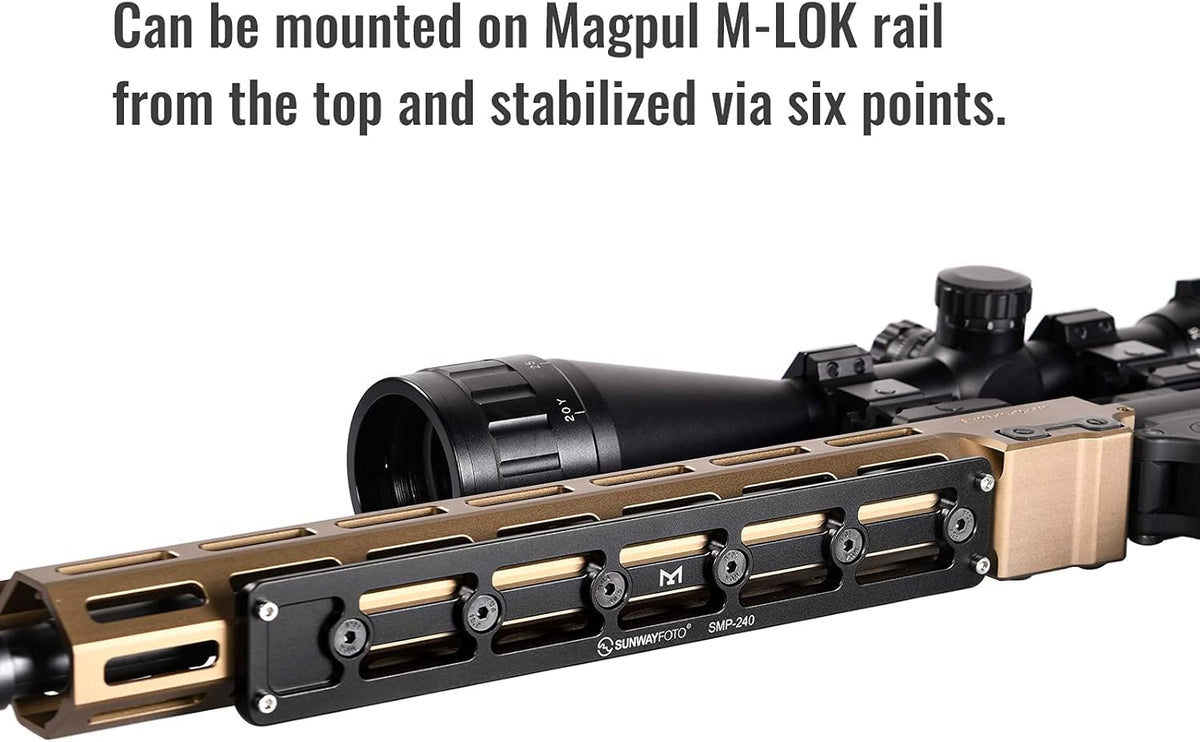 9.45 inch M-Lok Arca Rail Mount Adapter Pack of 2 L85526