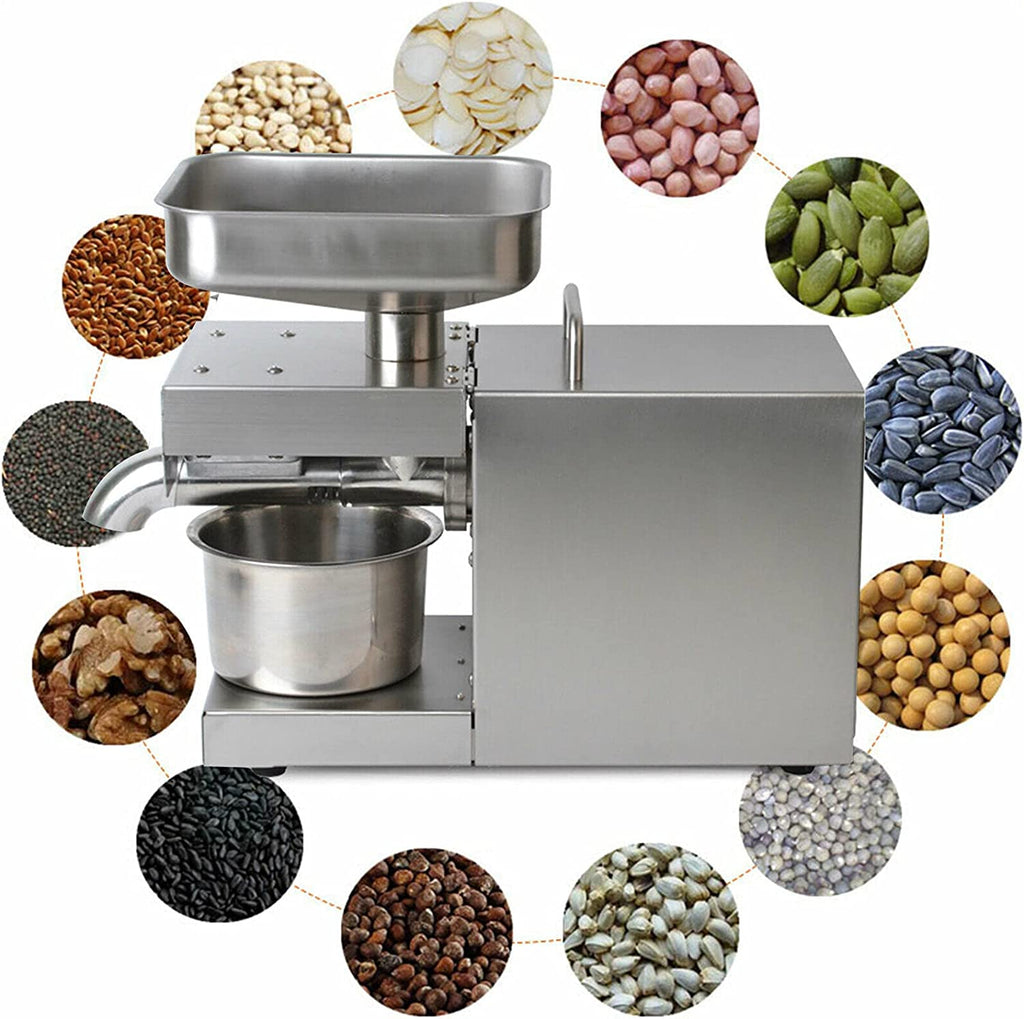 600W Electric Stainless Steel Oil Press Machine Y689963