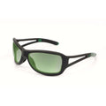 Matte Black Green Frame Sunglasses L717