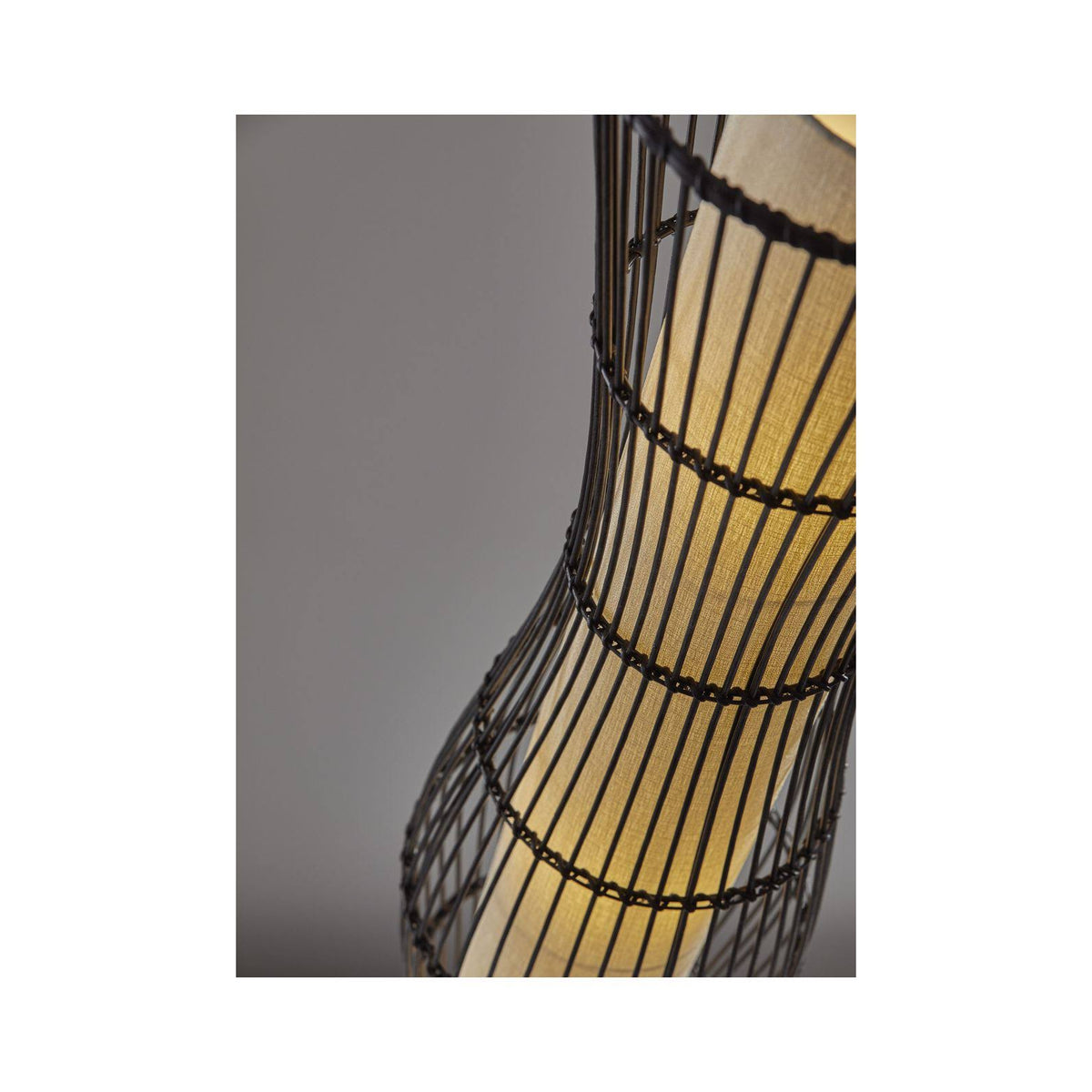 Black Floor Lantern Z308